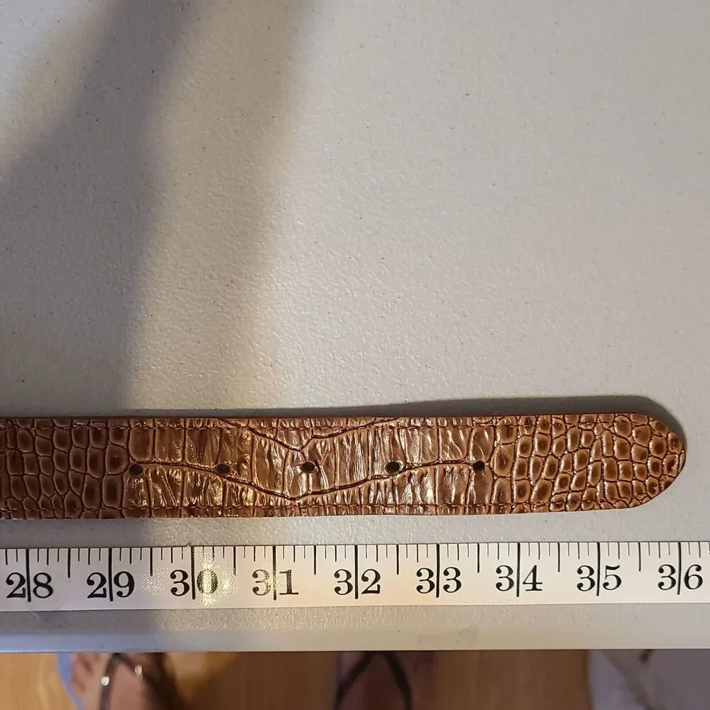 Doc Murphy Hobe Sound Mens Belt Jobe Indian Man Palm Tree Sz 35 Golf Belt